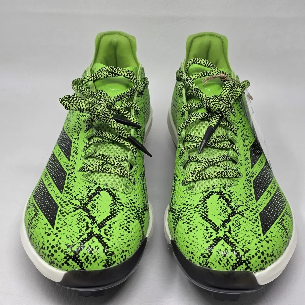 Adidas Adizero Electric 2 Baseball Cleats Electric Green Mens Sz 11.5 JR7821 New